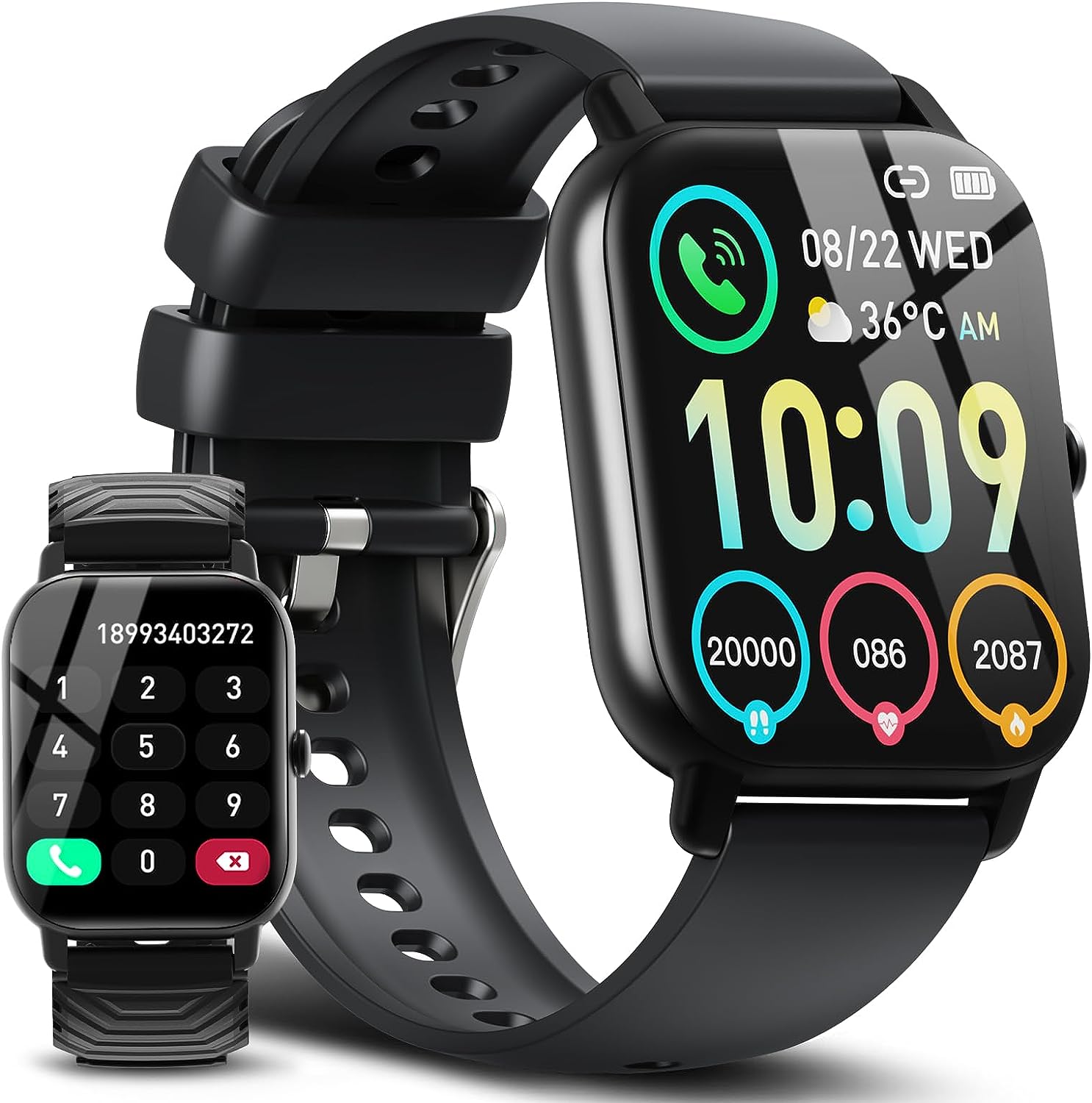 Est-ce que la smartwatch dispose d’un écran tactile et quelle est sa résolution ?插图