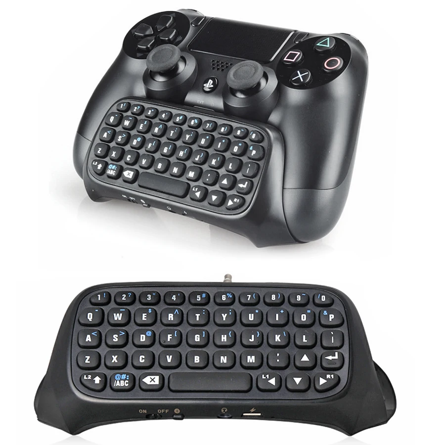 PS4-Slim-Pro-Mini-Bluetooth-Wireless-Keyboard-Joystick-Chatpad