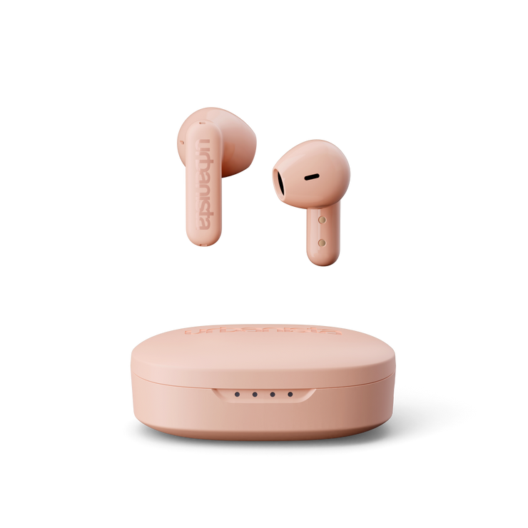 pink earbuds