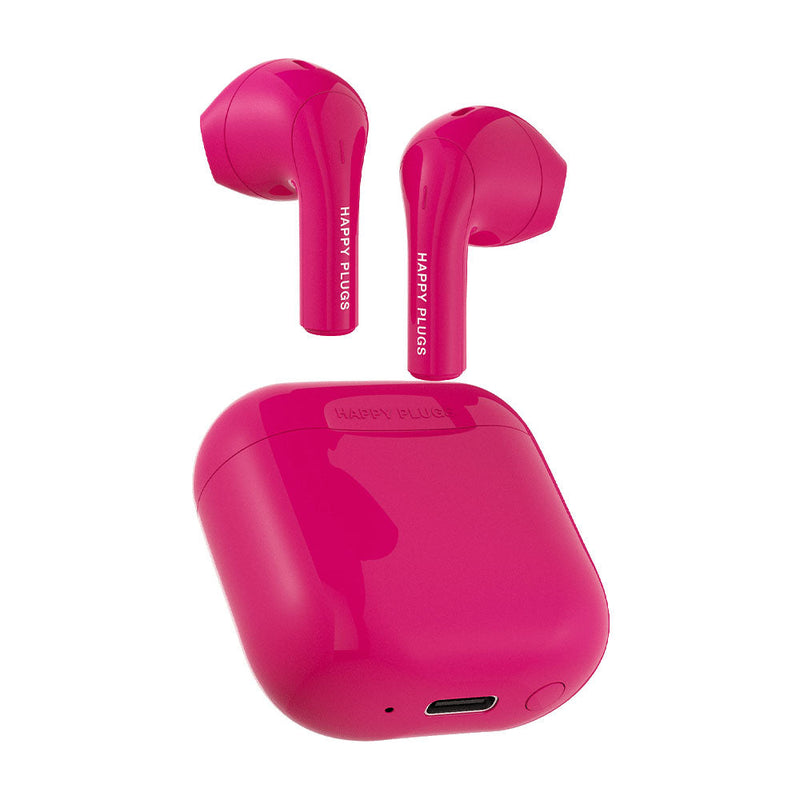 pink earbuds